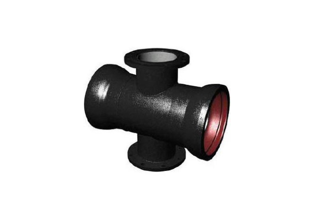 Чугунный крест раструб-фланец ВЧШГ 350х350