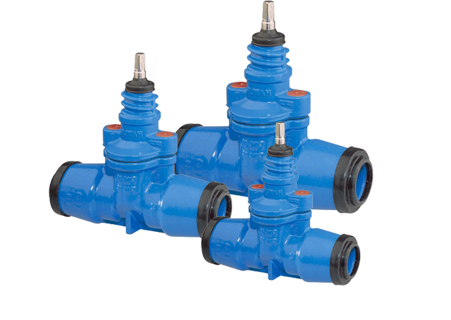 Чугунный вентиль PE/PE 2"х63 PN 16