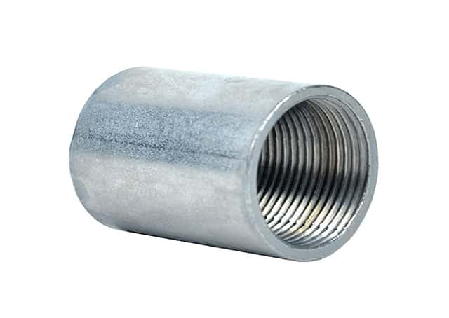 Муфта стальная оцинкованная прямая Ду 150 (6") мм Ст10